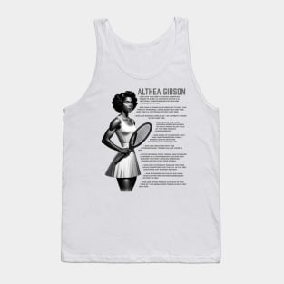 Althea Gibson Facts Tank Top